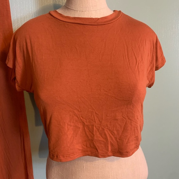 NWT Goodtime USA Pant Suit Pants Crop Top Touch Dolls 2 Piece - Picture 2 of 12